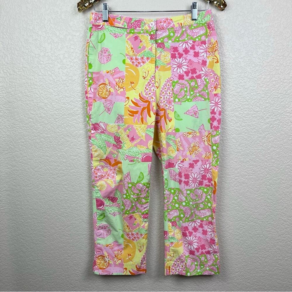 Lilly Pulitzer • Vintage 90’s Shrimp Cocktail Capri Pants
